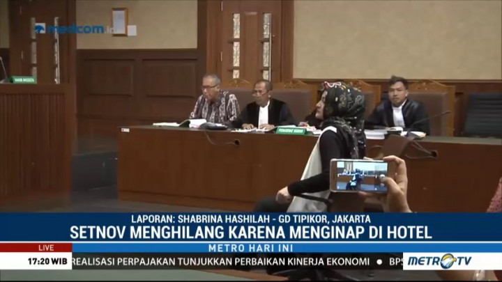 Setnov Menginap di Hotel Saat Dijemput Paksa KPK