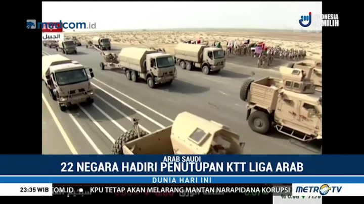 Parade Militer Tutup KTT Liga Arab