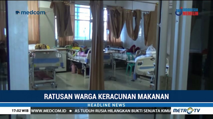 Ratusan Warga Bengkulu Keracunan Makanan