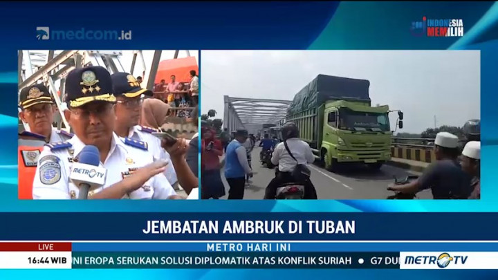 Tiga Langkah Dirjen Perhubungan Tangani Ambruknya Jembatan Widang
