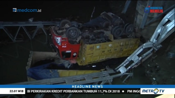 Kementerian PUPR Sebut Jembatan Cincin Lama Ambruk Akibat Beban Berlebih