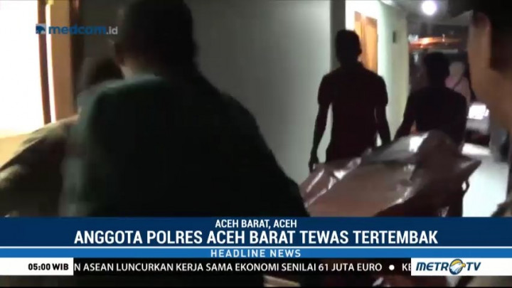 Polisi Ditemukan Tewas Tertembak di Aceh
