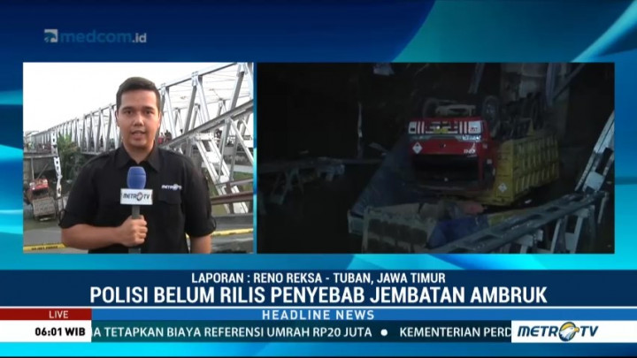 Ini Dugaan Penyebab Ambruknya Jembatan Widang