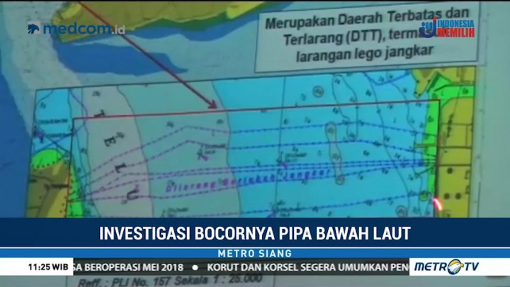 Pushidrosal Investigasi Patahnya Pipa Pertamina di Teluk Balikpapan