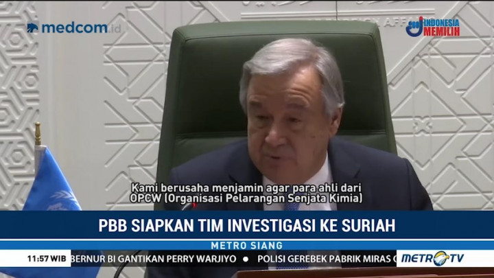 PBB Siapkan Tim Investigasi ke Suriah