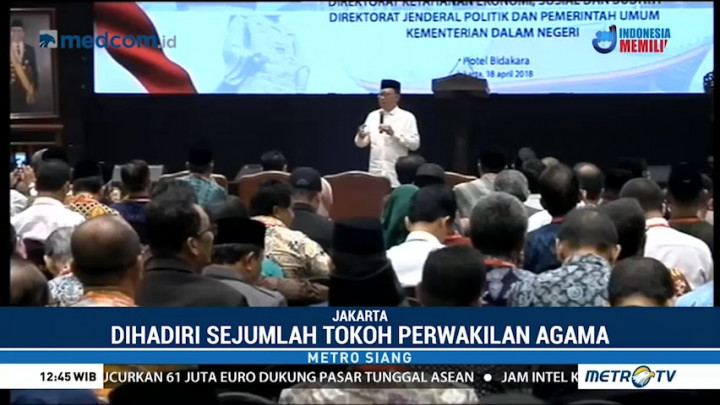 Kemendagri Gelar Rakornas Forum Kerukunan Umat Beragama di Jakarta