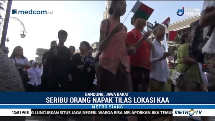 Seribu Orang Lakukan Napak Tilas Konferensi Asia Afrika di Bandung