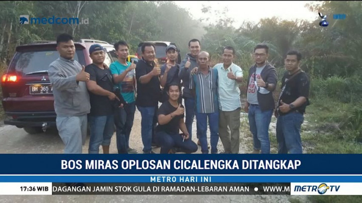 Bos Miras Oplosan Cicalengka Ditangkap Polisi