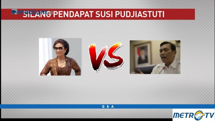 Menteri Susi vs Menko Luhut & Wapres JK Soal Penenggelaman Kapal