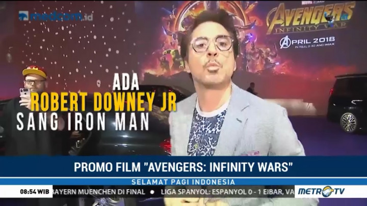 Bintang 'Avengers: Infinity Wars' Temui Penggemar di Singapura