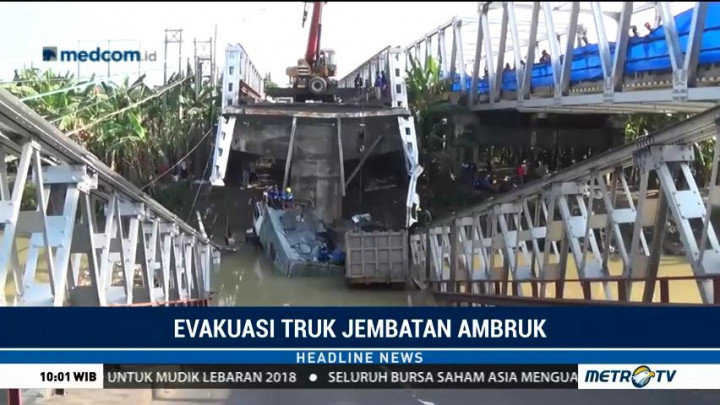 Satu Truk Korban Ambruknya Jembatan Widang Berhasil Dievakuasi
