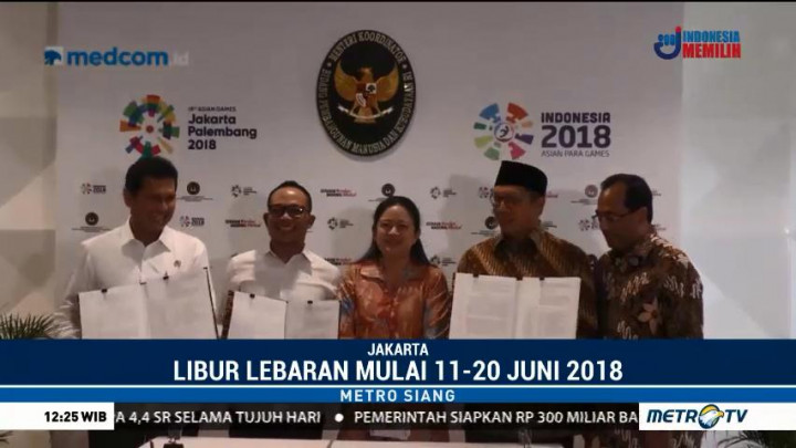 Cuti Bersama Lebaran Ditambah Tiga Hari