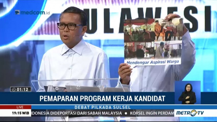 Debat Publik Kedua Pilgub Sulawesi Selatan 2018 (1)