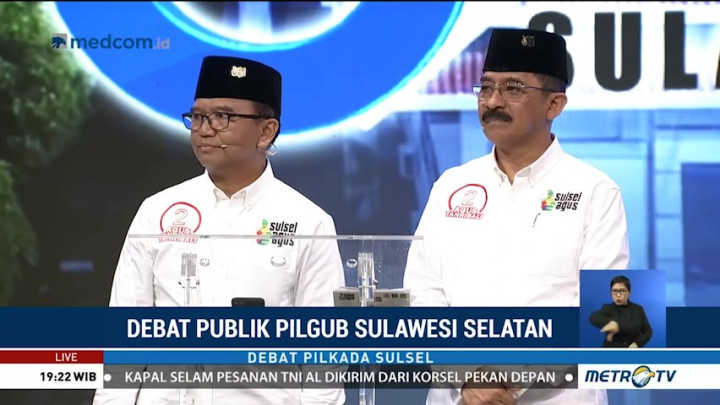 Debat Publik Kedua Pilgub Sulawesi Selatan 2018 (2)