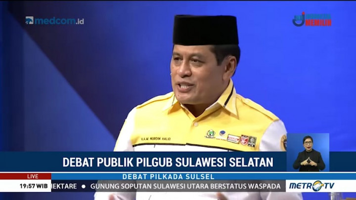 Debat Publik Kedua Pilgub Sulawesi Selatan 2018 (4)