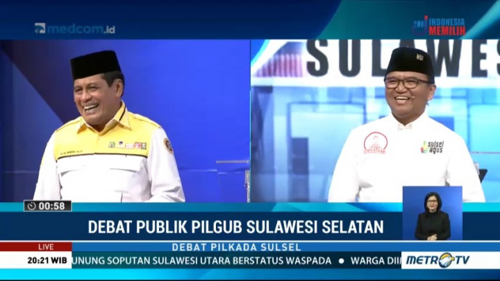 Debat Publik Kedua Pilgub Sulawesi Selatan 2018 (5)