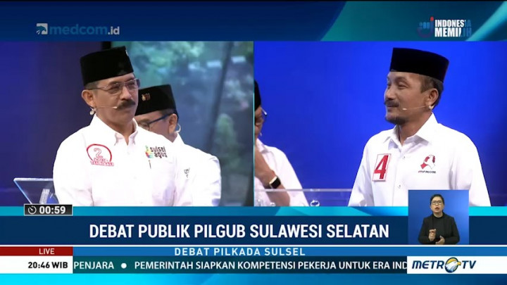 Debat Publik Kedua Pilgub Sulawesi Selatan 2018 (6)
