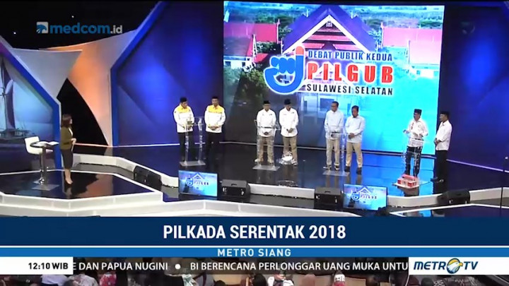 Empat Kandidat Pilgub Sulsel 2018 Bahas Pelayanan Publik