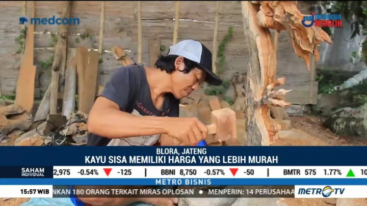 Ubah Limbah Jati Menjadi Karya Seni Tinggi