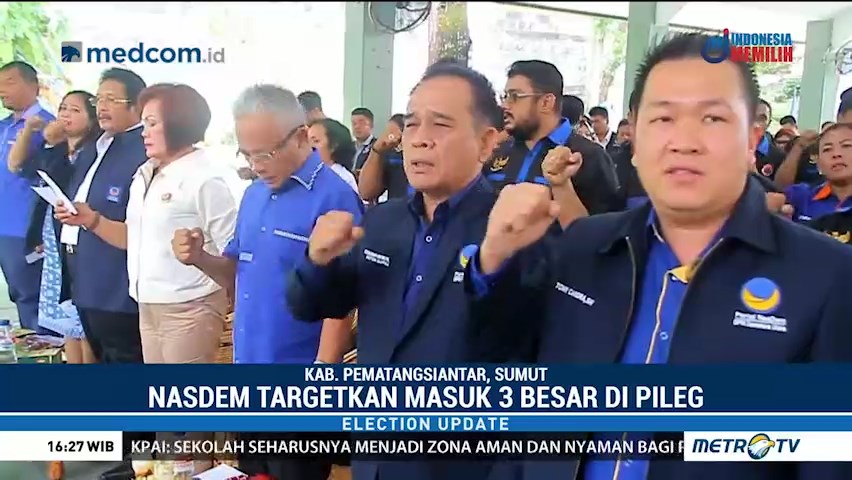 Pengurus DPD Partai NasDem Pematangsiantar Dilantik