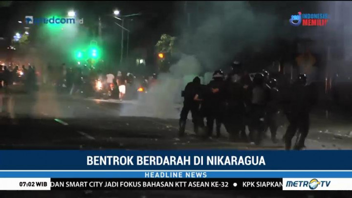 Delapan Orang Tewas Akibat Bentrokan di Nikaragua