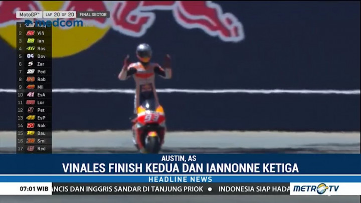 Marc Marquez Rebut Kemenangan Keenam di MotoGP Austin