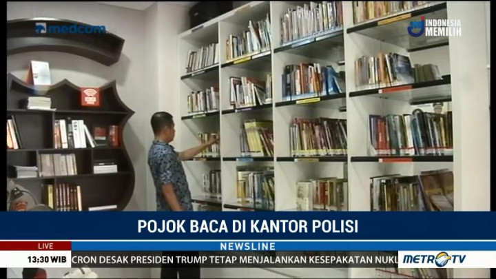 Pojok Baca di Kantor Polisi
