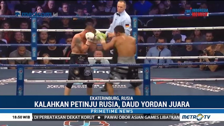 Daud Yordan Rebut Dua Sabuk Juara