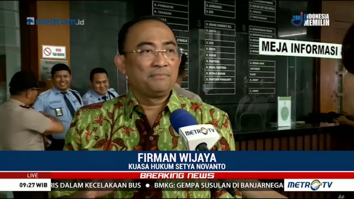 Kuasa Hukum: Setnov Siap Jalani Sidang Vonis
