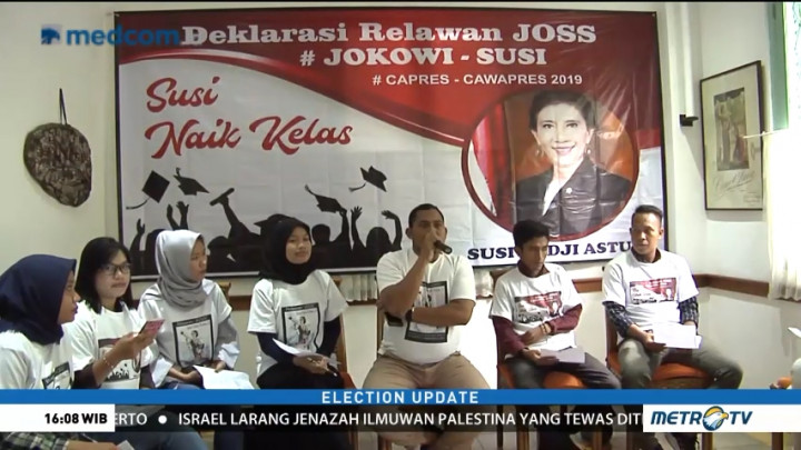 Relawan Dorong Jokowi Gaet Susi Jadi Cawapres