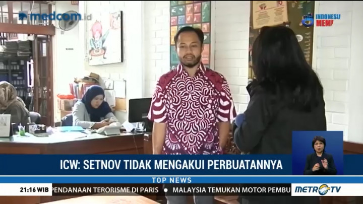 ICW Menilai Vonis Setnov Terlalu Rendah