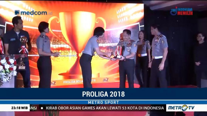 PGN Popsivo Polwan dan Bhayangkara Samator Raih Penghargaan dari Kapolri