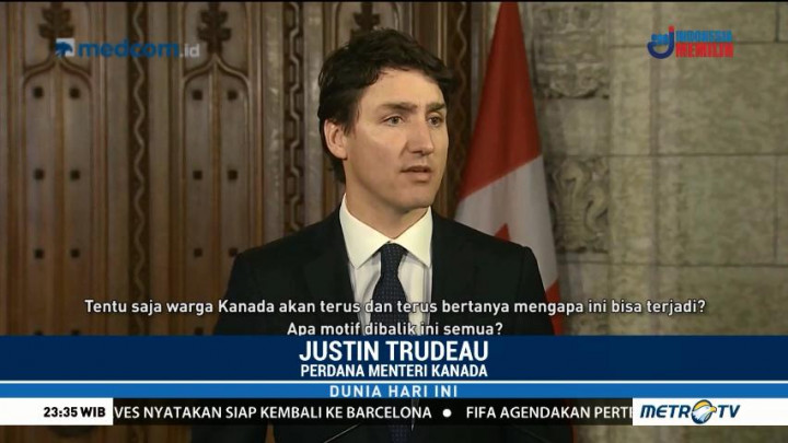 Pasca Serangan Mobil Van, PM Kanada Minta Masyarakat Tak Takut