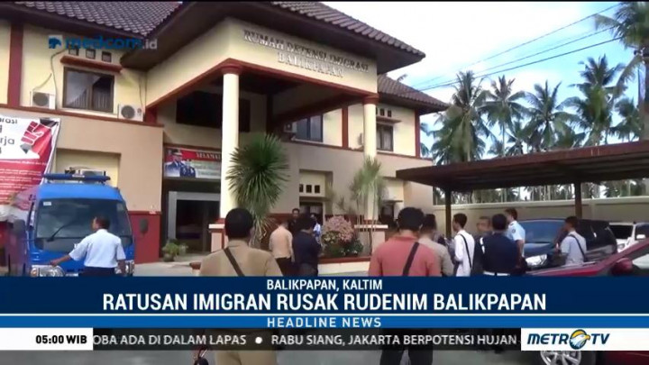 8 WN Afghanistan Diduga Jadi Provokator Kerusuhan di Rudenim Balikpapan