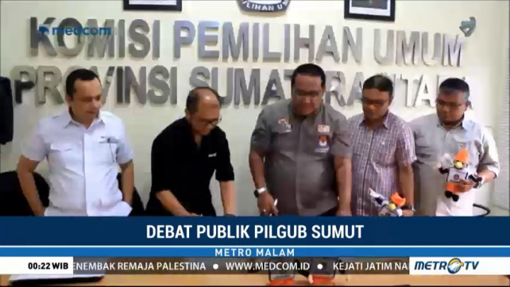 KPU dan Metro TV akan Gelar Debat Perdana Pilgub Sumut 2018