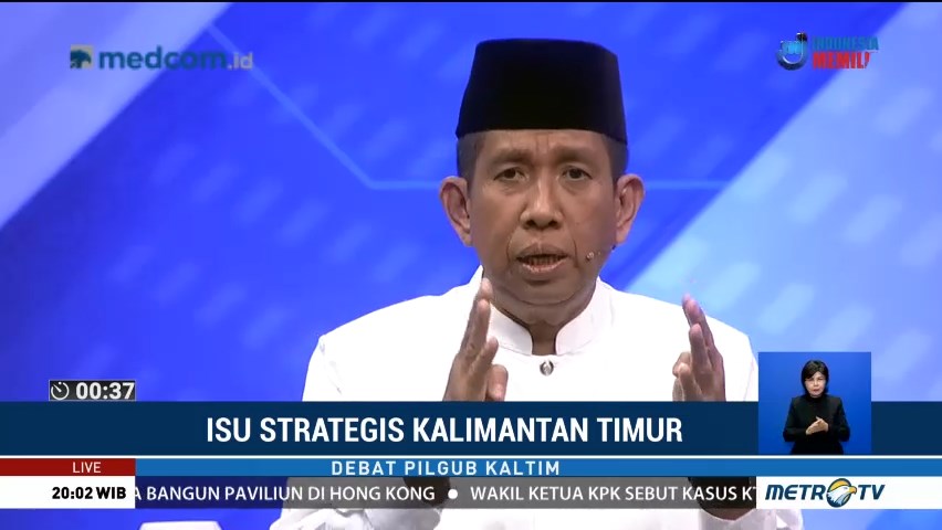 Debat Publik Pilkada Kalimantan Timur (4)