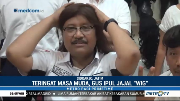 Gus Ipul Jajal Rambut Palsu