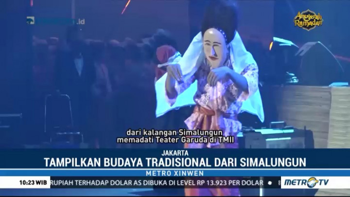 Pagelaran Budaya Simalungun Ditampilkan di Teater Garuda TMII