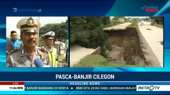 Jalur Lingkar Selatan Cilegon Ambles