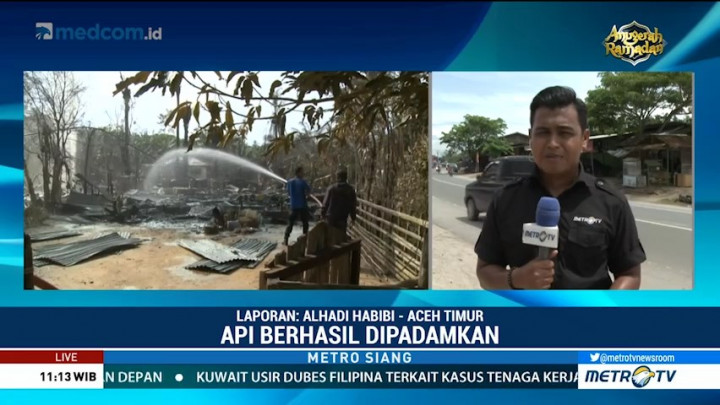 Api di Sumur Minyak Aceh Timur Berhasil Dipadamkan