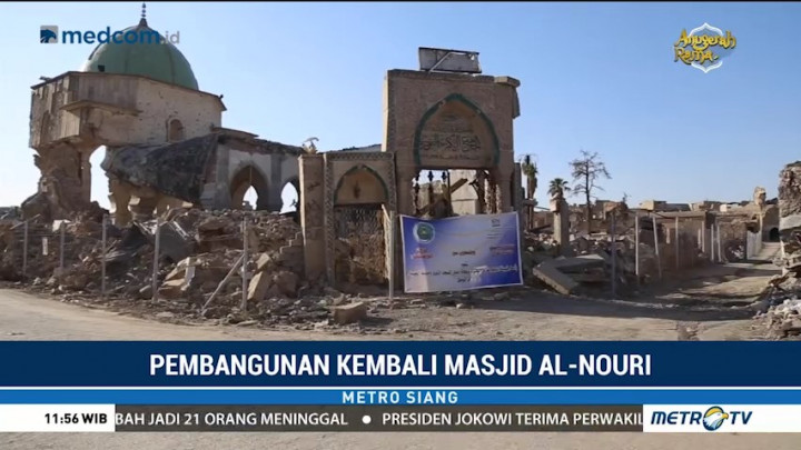 Masjid Al-Nouri di Mosul akan Dibangun Kembali
