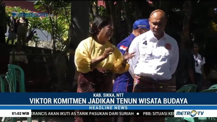 Viktor Laiskodat Blusukan ke Kabupaten Sikka