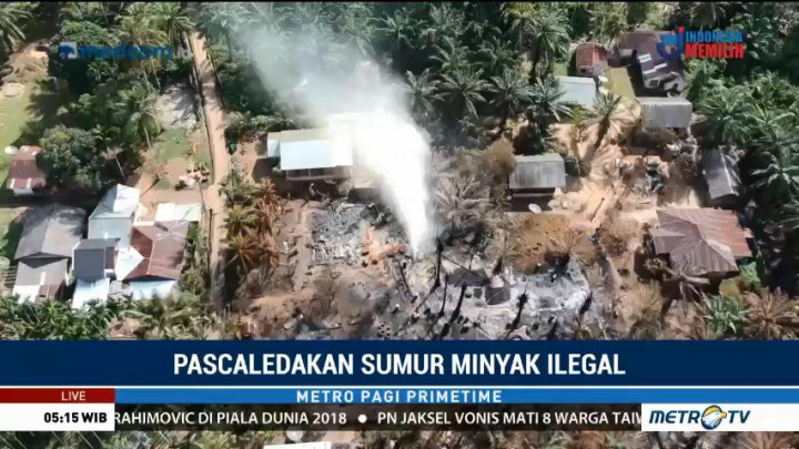 Korban Tewas Ledakan Sumur Minyak Bertambah Jadi 22 Orang