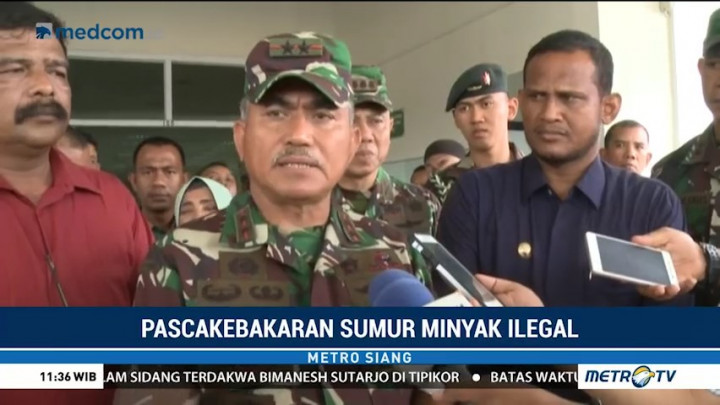 Anggota TNI Terlibat Pengeboran Minyak Ilegal akan Ditindak Tegas