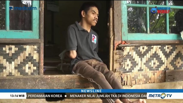 Engkus, Pria Difabel yang Jadi Tutor Bahasa Inggris Online