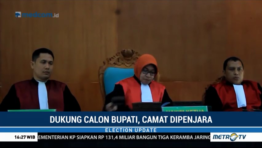 Dukung Calon Bupati, Camat Karangsembung Divonis Dua Bulan Penjara