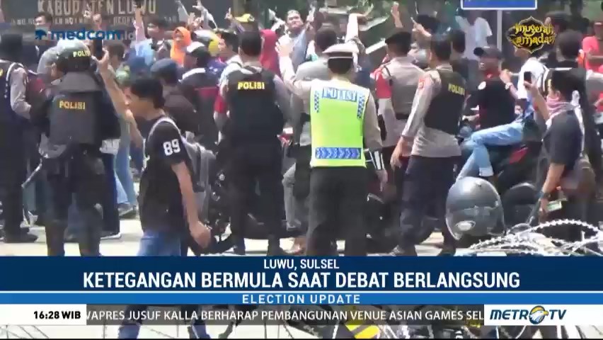 Debat Kandidat Pilbup Luwu Diwarnai Ketegangan