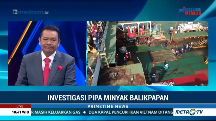 Pipa Pertamina di Teluk Balikpapan Rusak Akibat Jangkar Kapal