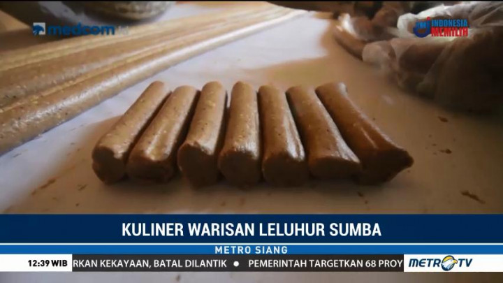 Menggulu, Kuliner Khas Sumba Bebas Bahan Kimia