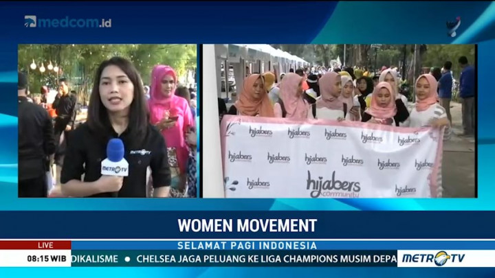 Sejumlah Komunitas Perempuan Ikuti Kegiatan Women Movement di Jakarta